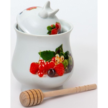 A jar for honey with a spoon GUTERWAHL PARTY TIME "Berries"-2
