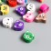 Beads for the creativity of PVC "Funny animals" set 25 pcs mix 0.5x0.9x0.9 cm