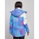 Ski jacket female, size 42, purple color