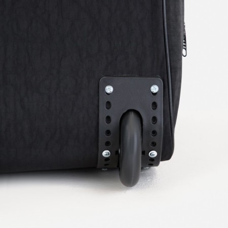 Road bag on wheels, a lightning department, with an increase, an outer pocket, black color-4