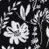 Ethel napkin Flowers Black 30x45 cm View 1, 100% PE, 370 g/m2