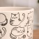 Pot Flower cats White BUY №2, 1.6 l, D - 15 cm