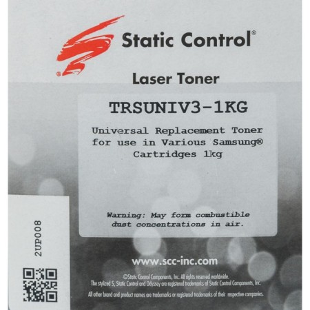 Toner Static Control TRSUNIV3-1KG, for Samsung ML2160/SCX3400/M2020, bottle 1000g, black-2