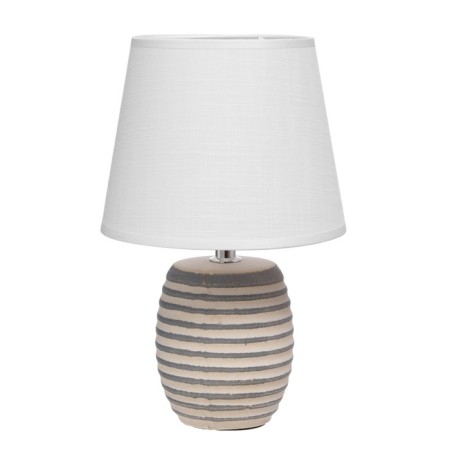 Alatei table lamp E14 40W white-gray 17x17x28 cm-5