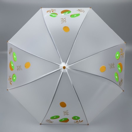 Umbrella - a semiautomatic “fruits” cane, 8 knitting needles, r = 45 cm, mix drawing-8