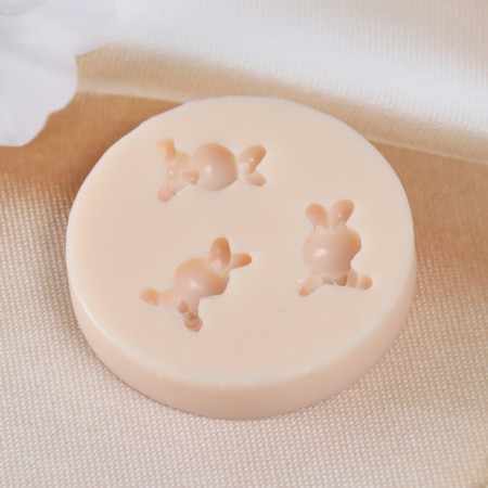 Mold Silicone "Bunny" Size Publishing House 1,4x2x0.8 cm-2