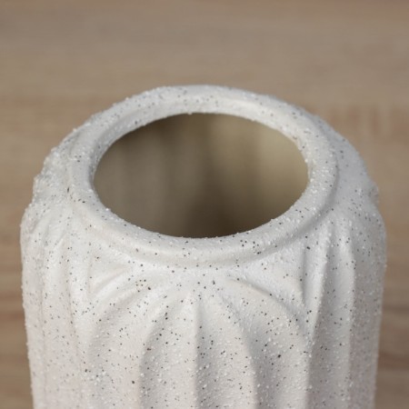 VAZA Ceramics Table "Liam Elite" D-6CM, H-20x10 cm, white-1