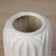 VAZA Ceramics Table "Liam Elite" D-6CM, H-20x10 cm, white