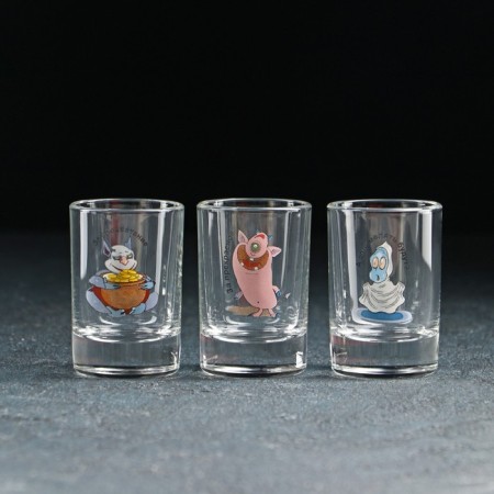 Set "jokes", 7 items: 6 piles 50 ml, ashtray-4