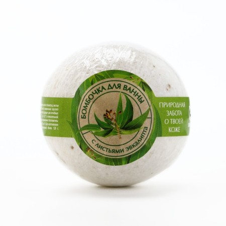 Bombing for a bath with eucalyptus leaves, 130 g, pantry of beauty