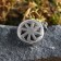 Kolovrat charm, pudter metal, art casting, d = 2 cm