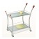 Commercial ground table, 750x420x820, metallic/matte glass