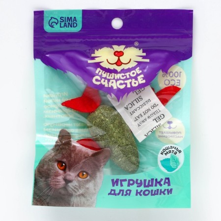 Cat toy "Bird" from cat mint, 8 x 2.5 cm-6