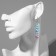 Acryl Earrings "Hater", colored