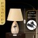 Flamingo table lamp E14 40W Beige 25x25x39 cm