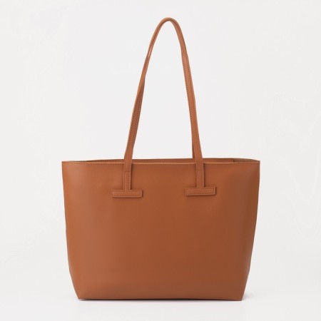 Zipper bag with lightning, terracotta color