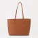 Zipper bag with lightning, terracotta color