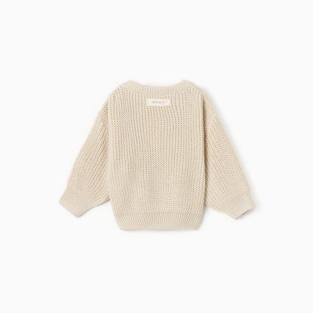 Cardigan Knitted baby I, r.80-86, beige-4