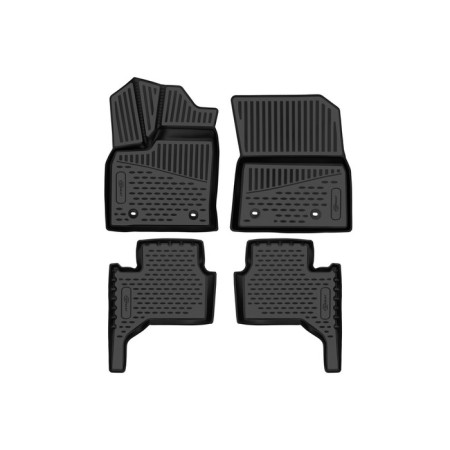 3D mats in the salon for Lexus LX600 (IV), 2021-, VIP, for captain seats, 4 pcs.