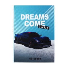 College-wiper in a solid cover 7BC, A4, 80 sheets, Dreams Come True, Bloc in a cage, matte lamination, selective varnish