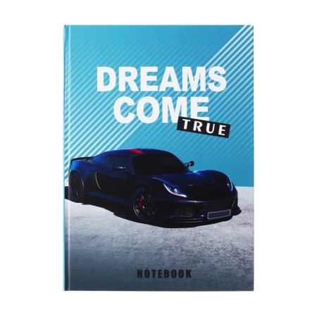 College-wiper in a solid cover 7BC, A4, 80 sheets, Dreams Come True, Bloc in a cage, matte lamination, selective varnish