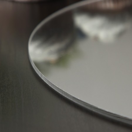 Acrylic substrate, circle d = 24 cm, h = 0.3 cm, the color is transparent-1