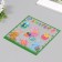 Silicon sticker for glass "Easter friends" 19.5x19.5 cm 7882176