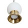 Lamp Bayerlux 2281/1 LED white-gold 10.5x10.5x15-115 cm