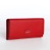 Women's wallet on magnet, red color