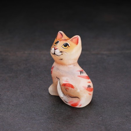 Souvenir "Cat Muska", small, 5 × 7 cm, selenite-1