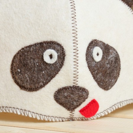 Bath cap with children's thermal panda, 5-7 years old-2