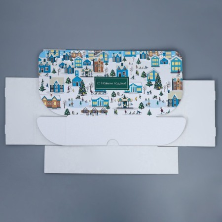Folding box "City", 30.7 x 22 x 9.5 cm, new year-6