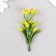 Artificial plant for creativity "Araucaria" set 12 pcs yellow 9.5 cm