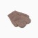 Baby mittens minku, brown color, 18 cm