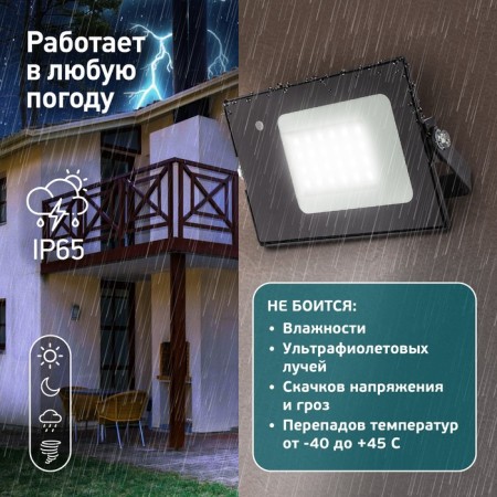 Feetor LED street era LPR-041-1-65K-020 20W, 6500K 1400LM, IP65, with a motion sensor-4