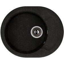 Мойка кухонная из камня Dr.Gans «Берта-580», 580х470 мм, цвет чёрный