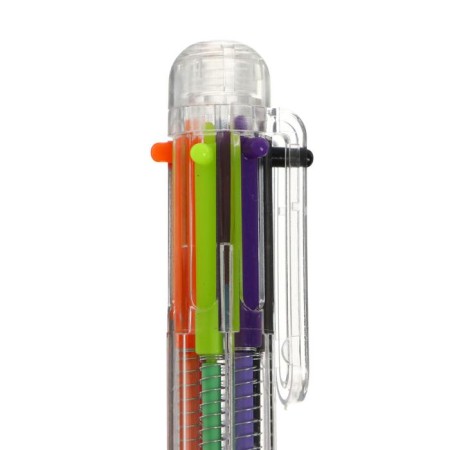 Ballic handle, automatic, 6-colored, transparent body-3