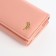 Women's wallet on magnets, pink color