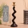Liana candlestick 27.5 cm, shisham tree
