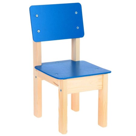 Children's chair No. 1 (n = 220), blue color