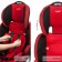 Car seats Siger "Star", ISOFIX LUX, group 1/2/3, Red