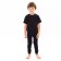 Thermal underwear for a boy (pants), black color, height 152 cm