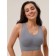 Women's top on wide straps Mirey Top Shaper Spalla Larga, size 52, color gray