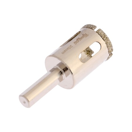 Diamond drill and tundra ceramics, trihedral shank, 25 x 65 mm-3