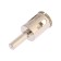 Diamond drill and tundra ceramics, trihedral shank, 25 x 65 mm