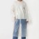 A raincoat adult cloak “Nature has no bad weather”, buttons, white color, size 42-48
