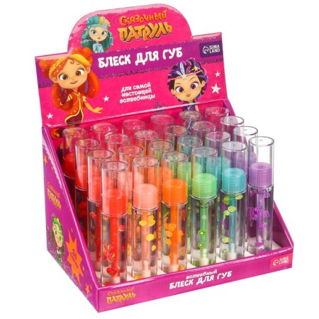 Bloss for children's lips, mix of tastes, 8 ml "girlfriends", fabulous patrol-1