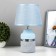 Board lamp 16838/1bl E14 40W gray-blue 20x20x34 cm Risalux