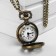 Pocket quartz clock "Bird with an arrow", on a chain of 80 cm
