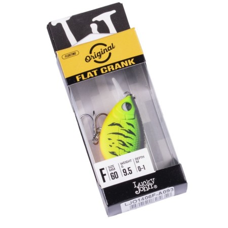 Wobbler floating LJ Original Flat Crank F, 6 cm, color A093-2